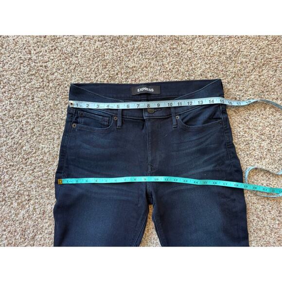 EXPRESS Woman's Jeans/Pants/jeggings; mid rise; size 8 - Picture 4 of 8